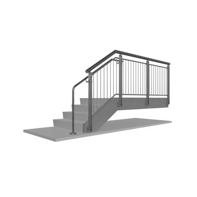 BLADE Air Stainless Steel Picket Railing System