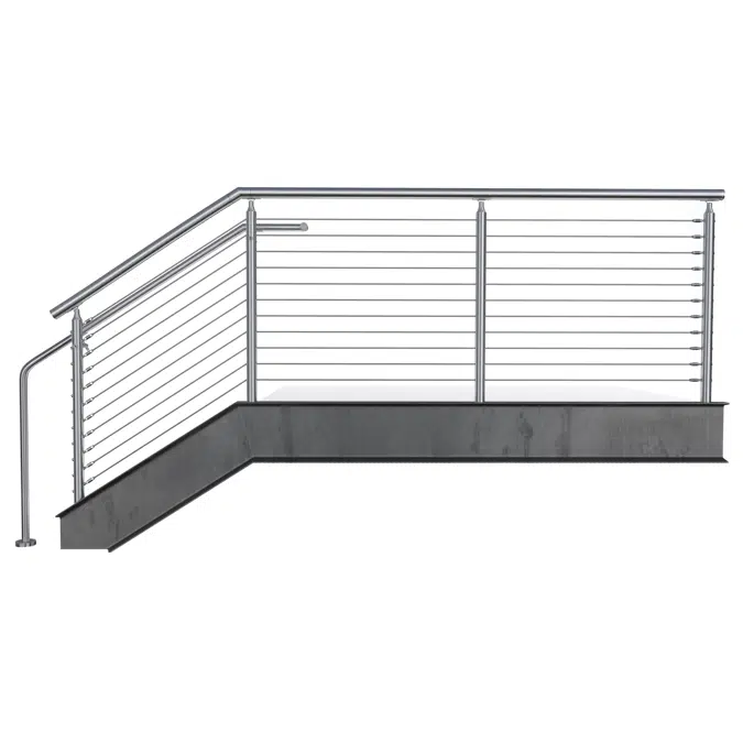 Free Railings Revit Download – DesignRail® with Stainless Steel Mesh –  BIMsmith Market