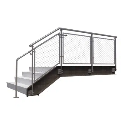 billede til BEACON Stainless Steel Cablenet Railing System