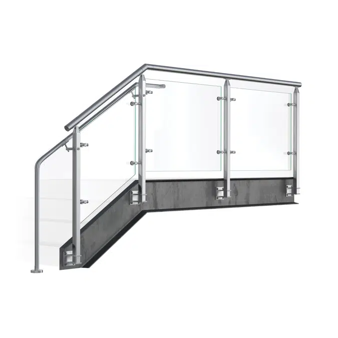 CUBE Stainless Steel Glass Railing System