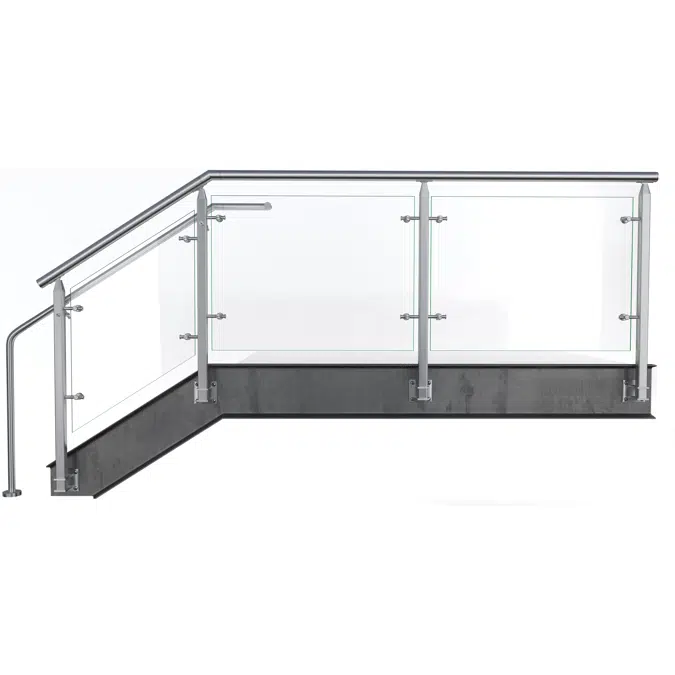 CUBE Stainless Steel Glass Railing System