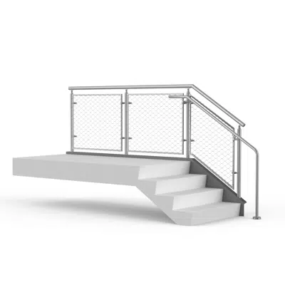 billede til CIRCA Stainless Steel CableNet Railing System