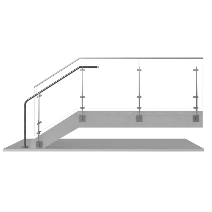 SOLO Stainless Steel Glass Railing System