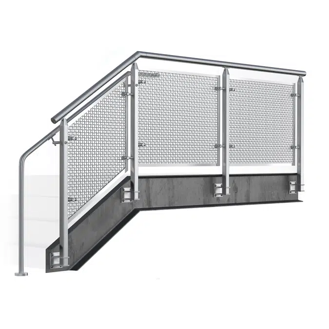 CUBE Stainless Steel Wire Mesh Railing System