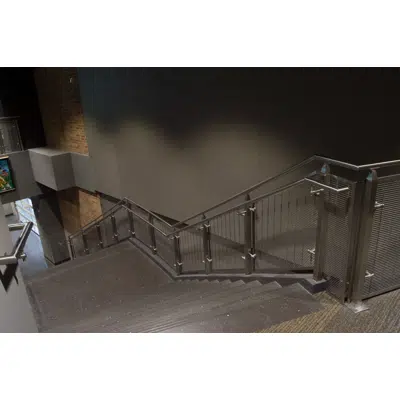 CUBE Stainless Steel Wire Mesh Railing System图像