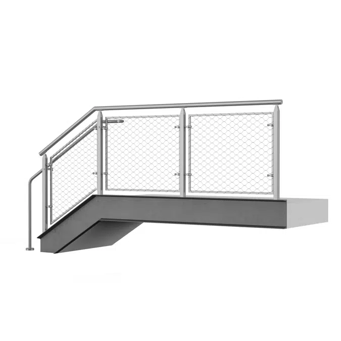 CUBE Stainless Steel CableNet Railing System