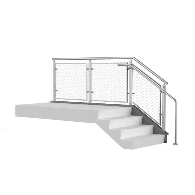 CUBE Stainless Steel CableNet Railing System