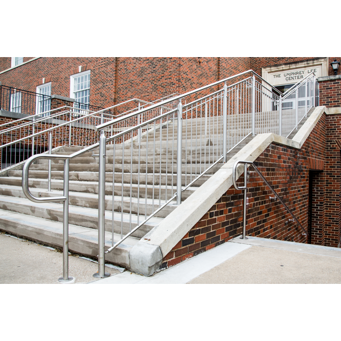 BIM objects Free download! CIRCA Stainless Steel Picket Railing System BIMobject