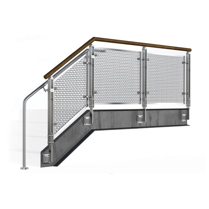 BLADE® Wire Mesh Railing System, Viva Railings