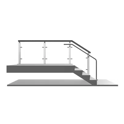 afbeelding voor BLADE Air Stainless Steel Glass Railing System