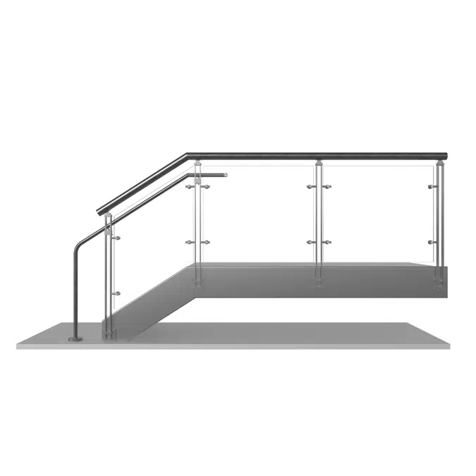 BLADE Air Stainless Steel Glass Railing System