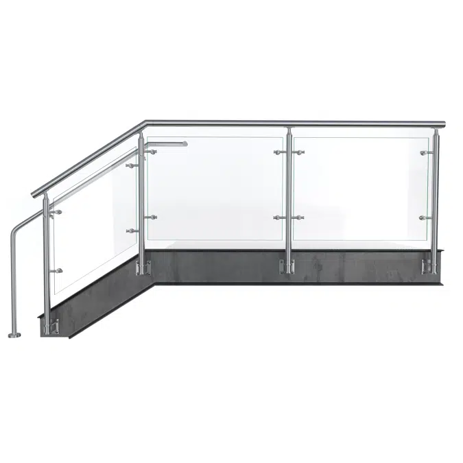 CIRCA Stainless Steel Glass Railing System