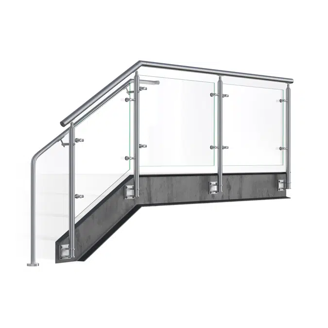 CIRCA Stainless Steel Glass Railing System