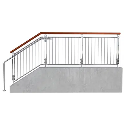 imagem para BLADE Stainless Steel Picket Panel Railing System