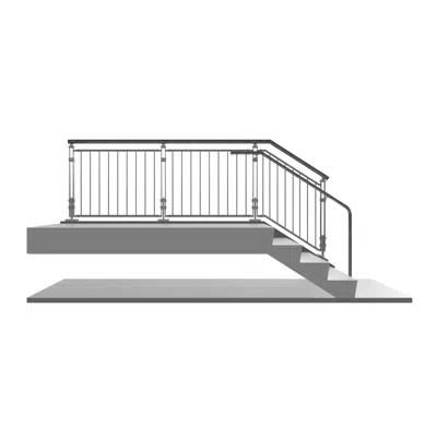 BLADE Stainless Steel Picket Panel Railing System 이미지
