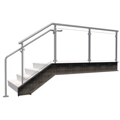 afbeelding voor BEACON Stainless Steel Glass Railing System