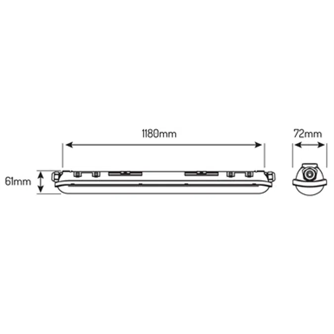 LED LINE® OPRAWA HERMETYCZNA LINIOWA TRI-PROOF LINKER