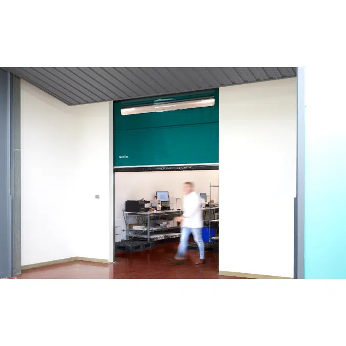 High-speed reinforced aluminium roll-up door Alumroll