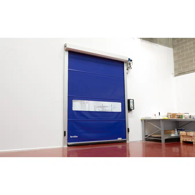 High-speed reinforced aluminium roll-up door Alumroll