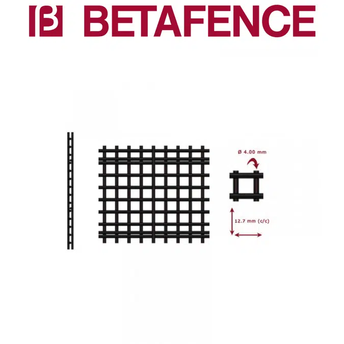 BETAFENCE Securifor 358 Doubleskin + Bekasecure post