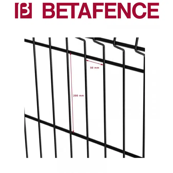 BETAFENCE Nylofor 3D Super + Nylofor-Twilfix posts with fixators