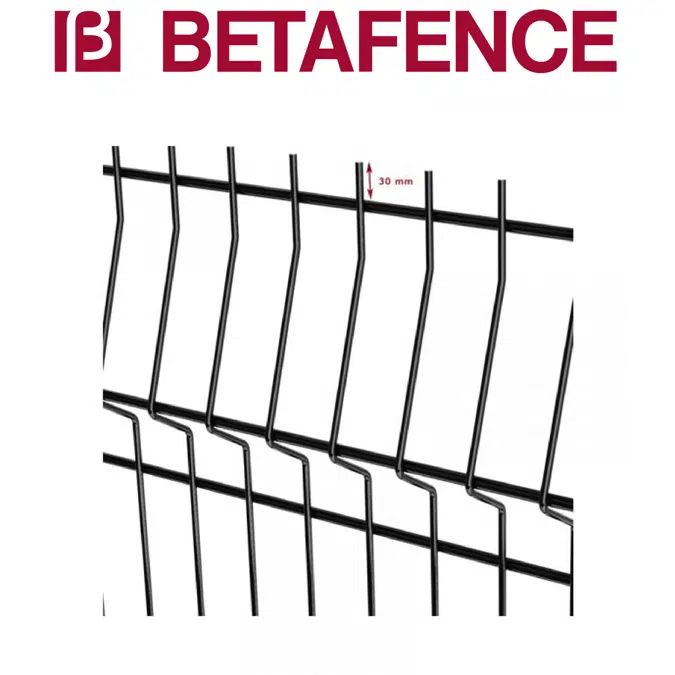 BETAFENCE Nylofor 3D Super + Nylofor-Twilfix posts with fixators