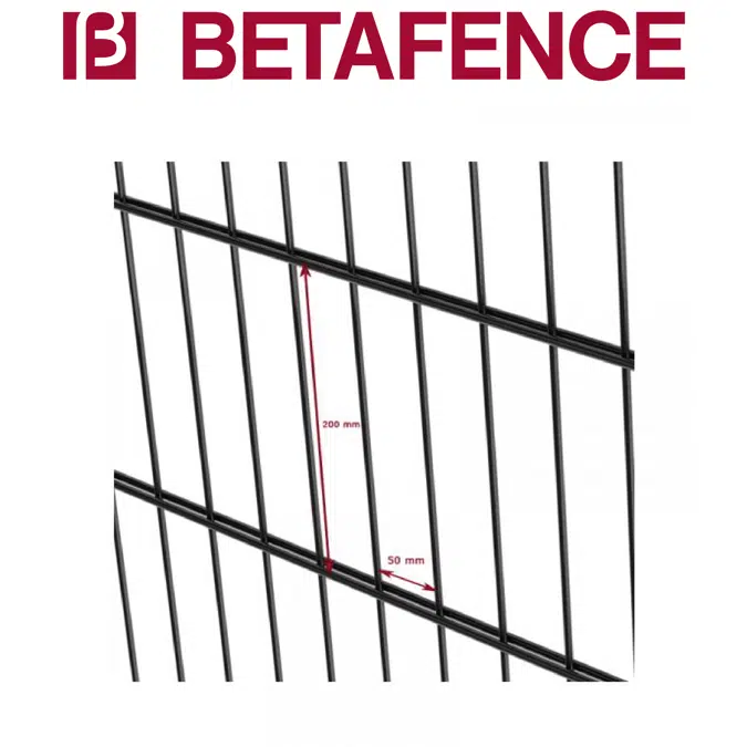 BETAFENCE Nylofor 2D + Nylofor-Twilfix ballstop post