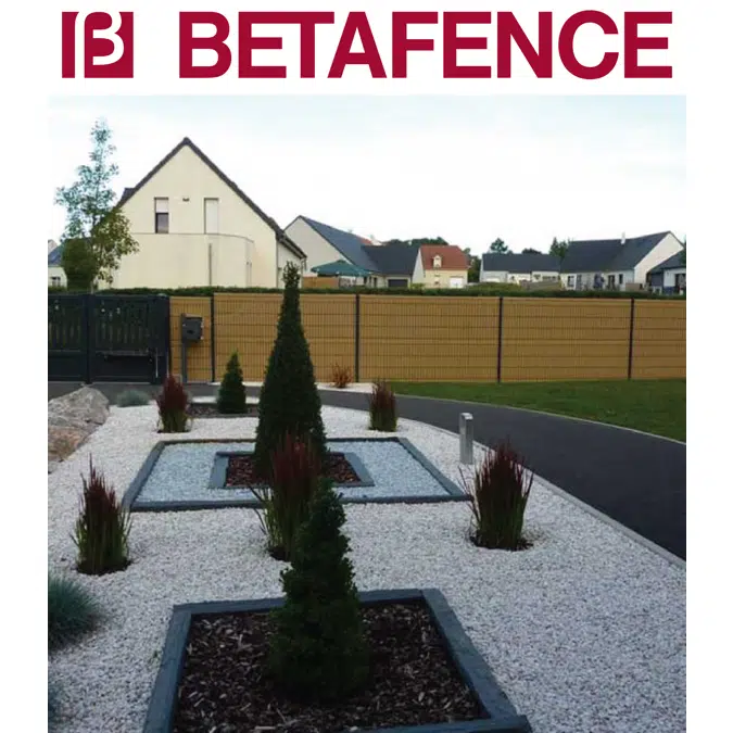 BETAFENCE Nylofor Screeno Line 3D + Nylofor-Twilfix posts with fixators