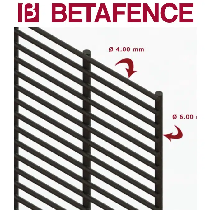 BETAFENCE Securifor Super 6 + Bolt Thru