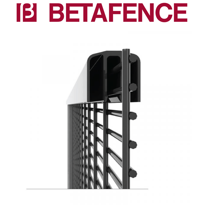 BETAFENCE Securifor 2D + Securifor Post with spider clamps on footplate