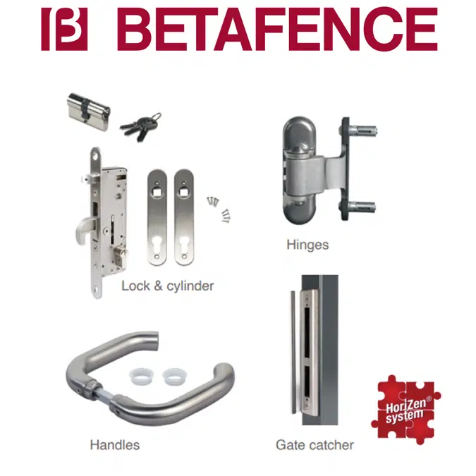 BETAFENCE HoriZen Single Swing Gate
