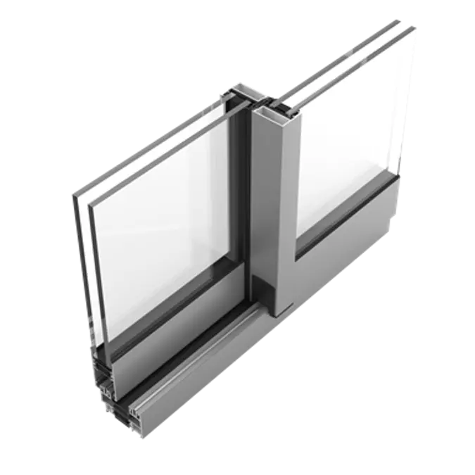 BIM objects - Free download! EXLABESA S-LIM Sliding window 3-sashes ...