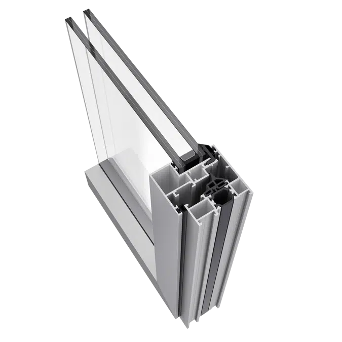 ARS-62 HO 2-hojas ventana + fijo inf