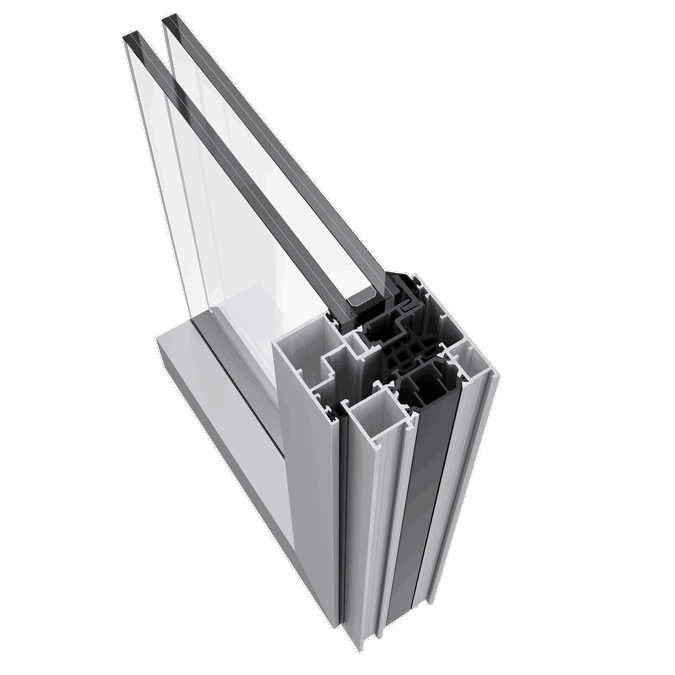 BIM objects Free download! ARS72 HO 2sashes patio door BIMobject