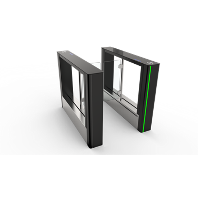 BIM objects - Free download! Firstlane Security Speed Gate | BIMobject