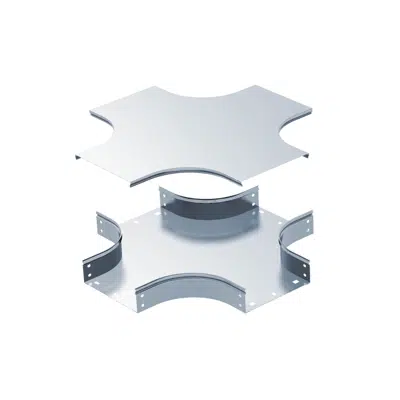 Image for 90° Convex Vertical Bend for Cable Tray (Perforated - Solid) CX9