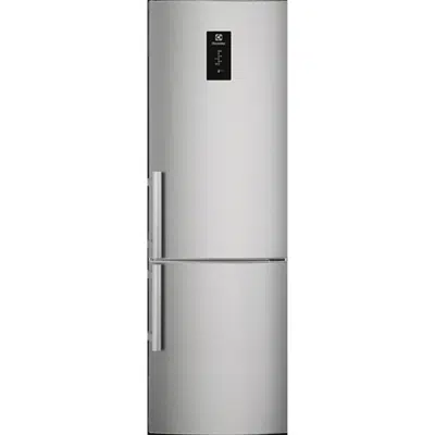 Imagem para Electrolux FS Fridge Freezer Bottom Freezer Grey+Stainless Steel Door with Antifingerprint 595 2005}