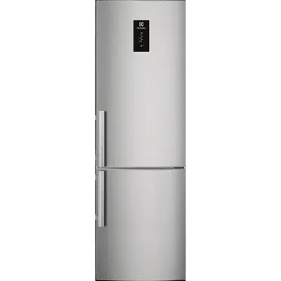 Electrolux FS Fridge Freezer Bottom Freezer Grey+Stainless Steel Door with Antifingerprint 595 2005 이미지