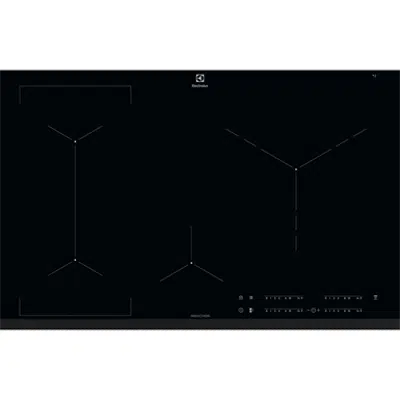 Electrolux Induction Full Hob 80 Black için görüntü