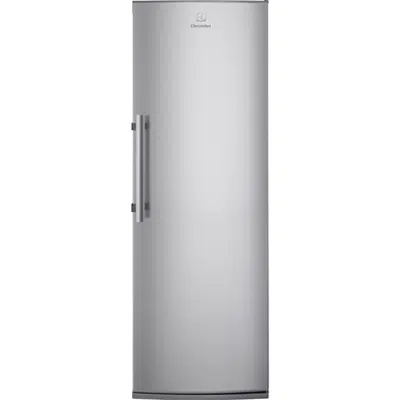 Image for Electrolux FS Upright Freezer 1854 Grey+Stainless Steel Door with Antifingerprint