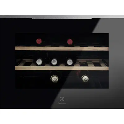 画像 Electrolux BI Wine cellar 46*60 Seamless Black/Stainless steel with antifingerprint