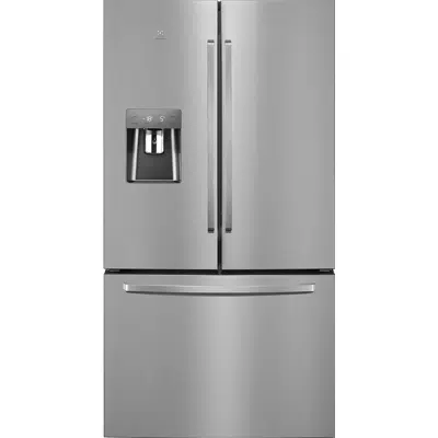 Electrolux FS Fridge Freezer Bottom Freezer Silver+Stainless Steel Door with Antifingerprint 912 1776图像
