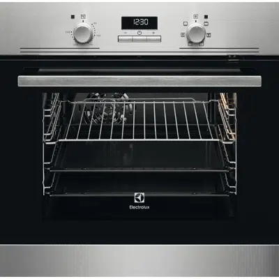 Electrolux BI Oven Electric 60x60 2D design Stainless steel with antifingerprint için görüntü