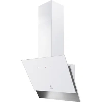 Image for Electrolux Chimney Design Hood Face Glass 60 White
