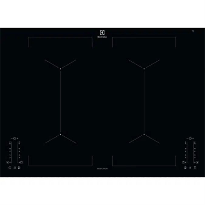 Electrolux Induction Full Hob 68 Black