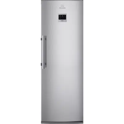 Electrolux FS Refrigerator Freezer Compartment 1859 595 Grey+Stainless Steel Door with Antifingerprint
