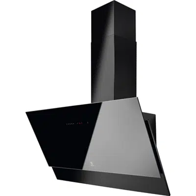 画像 Electrolux Chimney Design Hood Face Glass 90 Black