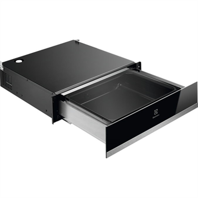 BIM objects Free download! Electrolux Vacuum Sealer Drawer Black/Stainless steel with