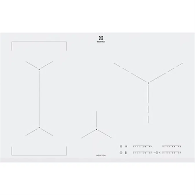 Electrolux Induction Full Hob 80 White