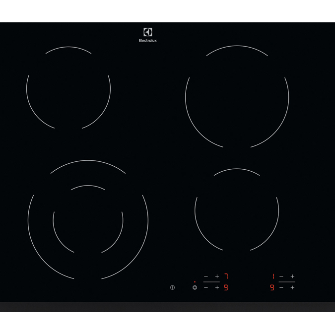 Obiekty BIM Pobierz za darmo! Electrolux Ceramic Glass Hob 60 Black
